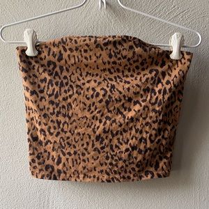 Urban Outfitters Cheetah Tube Top